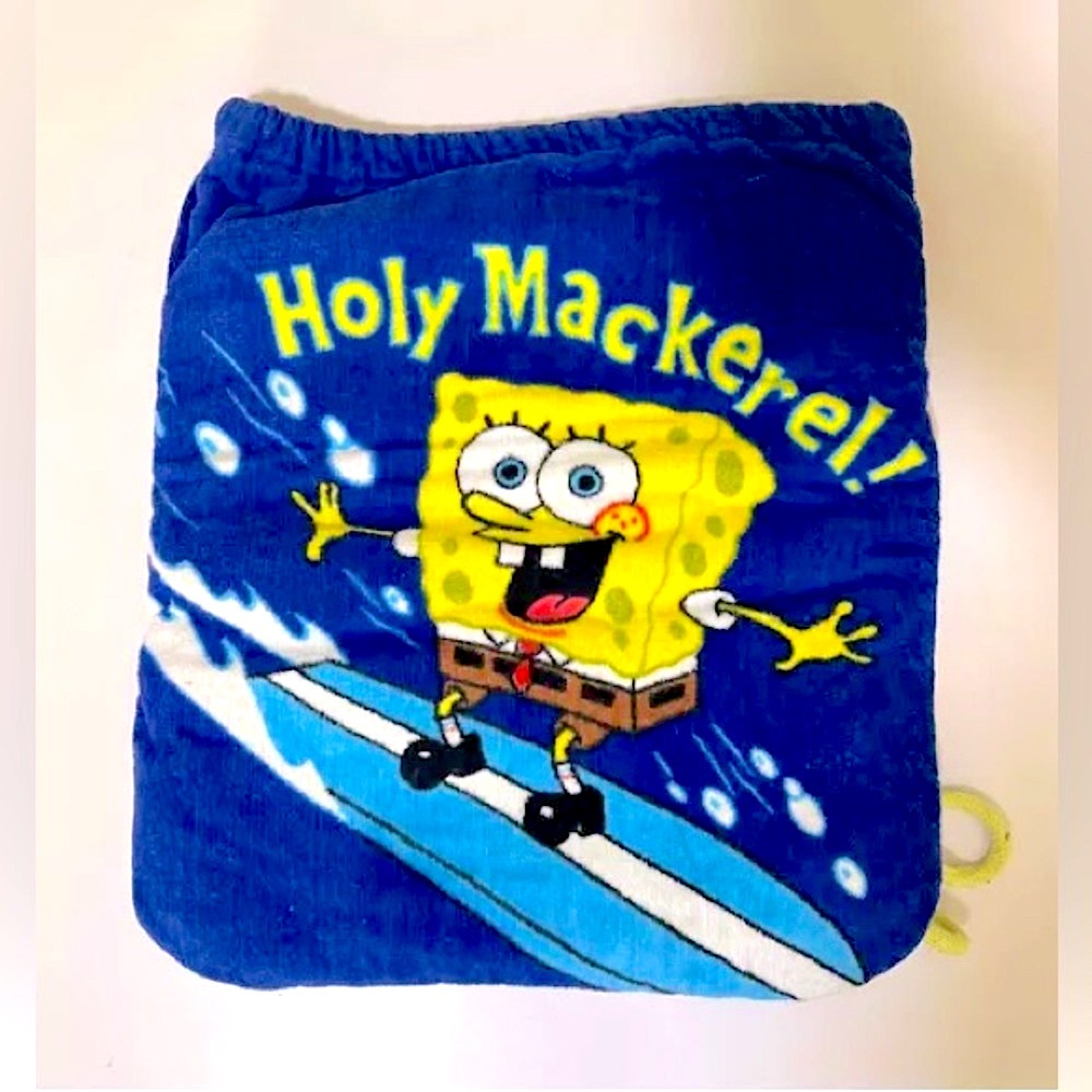 Sponge🧽Bob Beach Towel/Drawstring Backpack